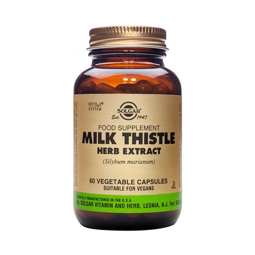 Solgar Milk Thistle Herb Extract 60veg caps