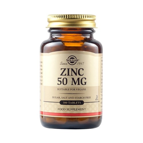 Solgar Zinc Gluconate 50mg Ψευδάργυρος 100tabs Solgar Zinc Gluconate 50mg Ψευδάργυρος 100tabs
