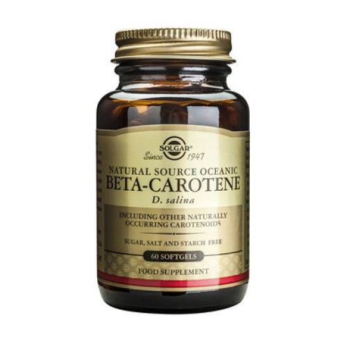 Solgar Beta-Carotene 7mg 60 μαλακές κάψουλες