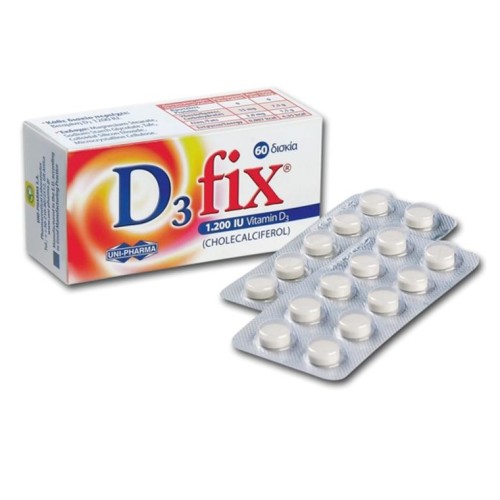 Uni-Pharma D3 Fix 1200 iu 60 Tablets