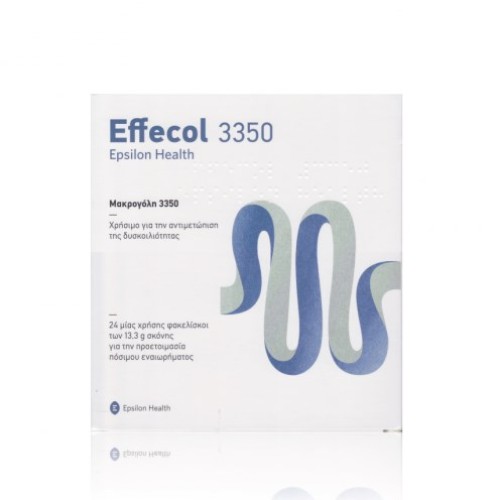 Epsilon Health Effecol 3350 για την Αντιμετώπιση της Δυσκοιλιότητας 24 φακελίσκοι των 13,3gr