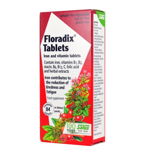 Power Health Salus Floradix Iron and Vitamins 84tabs