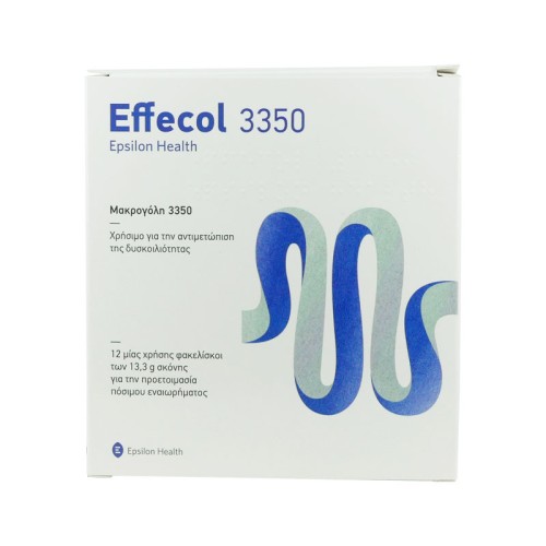 Epsilon Health Effecol 3350 για την Αντιμετώπιση της Δυσκοιλιότητας 12 φακελίσκοι των 13,3gr 