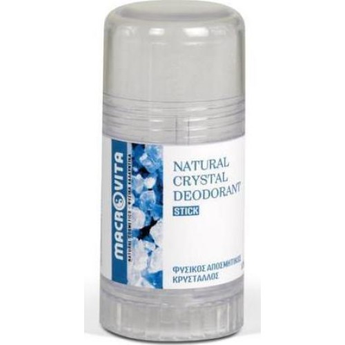 Macrovita Natural Crystal Deodorant Φυσικός Κρύσταλλος Άοσμος σε Stick 120g