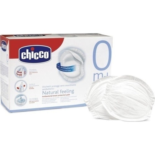 Chicco Επιθέματα Στήθους Αντιβακτηριδιακά 60τμχ (61773-00) Chicco Επιθέματα Στήθους Αντιβακτηριδιακά 60τμχ (61773-00)