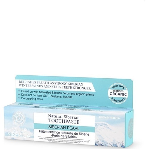 Natura Siberica Siberian Pearl Φυσική Οδοντόκρεμα με Λευκό Άργυλο 100g Natura Siberica Siberian Pearl Φυσική Οδοντόκρεμα με Λευκό Άργυλο 100g