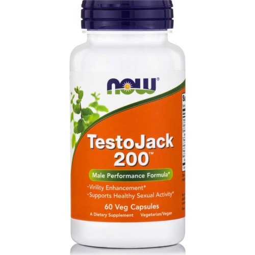 Now Foods Testo Jack Συμπλήρωμα για την Σεξουαλική Υγεία 200mg 60 φυτικές κάψουλες Now Foods Testo Jack Συμπλήρωμα για την Σεξουαλική Υγεία 200mg 60 φυτικές κάψουλες