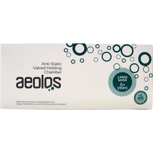 Aeolos Αεροθάλαμος Εισπνοών Κατάλληλος για Παιδιά με Μάσκα 6+ ετών