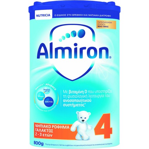 Nutricia Almiron 4 Νηπιακό Ρόφημα Γάλακτος σε Σκόνη 2-3 Ετών 800g Nutricia Almiron 4 Νηπιακό Ρόφημα Γάλακτος σε Σκόνη 2-3 Ετών 800g