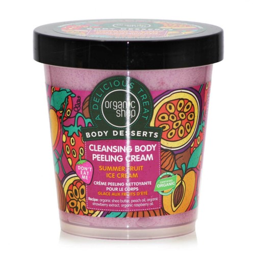 Organic Shop Body Desserts Scrub Σώματος Summer Fruit Ice Cream 450ml Organic Shop Body Desserts Scrub Σώματος Summer Fruit Ice Cream 450ml