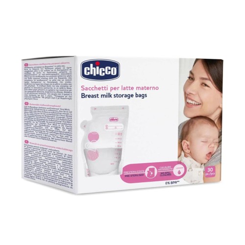 Chicco Σακουλάκια Διατήρησης Μητρικού Γάλακτος 250ml, 30τμχ (2257-30) Chicco Σακουλάκια Διατήρησης Μητρικού Γάλακτος 250ml, 30τμχ (2257-30)