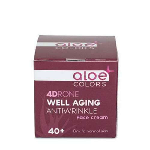 Aloe+ Colors 4Drone Well Aging Antiwrinkle 24ωρη Κρέμα Προσώπου με Υαλουρονικό Οξύ για Ενυδάτωση & Αντιγήρανση 50ml