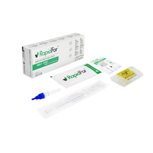 RapidFor Combo Rapid Test Ανίχνευσης Αντιγόνων SARS-CoV-2 & Γρίπης Τύπου A-B 1τμχ RapidFor Combo Rapid Test Ανίχνευσης Αντιγόνων SARS-CoV-2 & Γρίπης Τύπου A-B 1τμχ