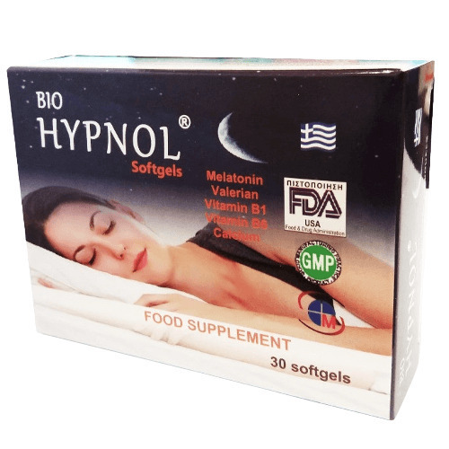 Medichrom Hypnol 5mg Συμπλήρωμα για τον Ύπνο 30 μαλακές κάψουλες