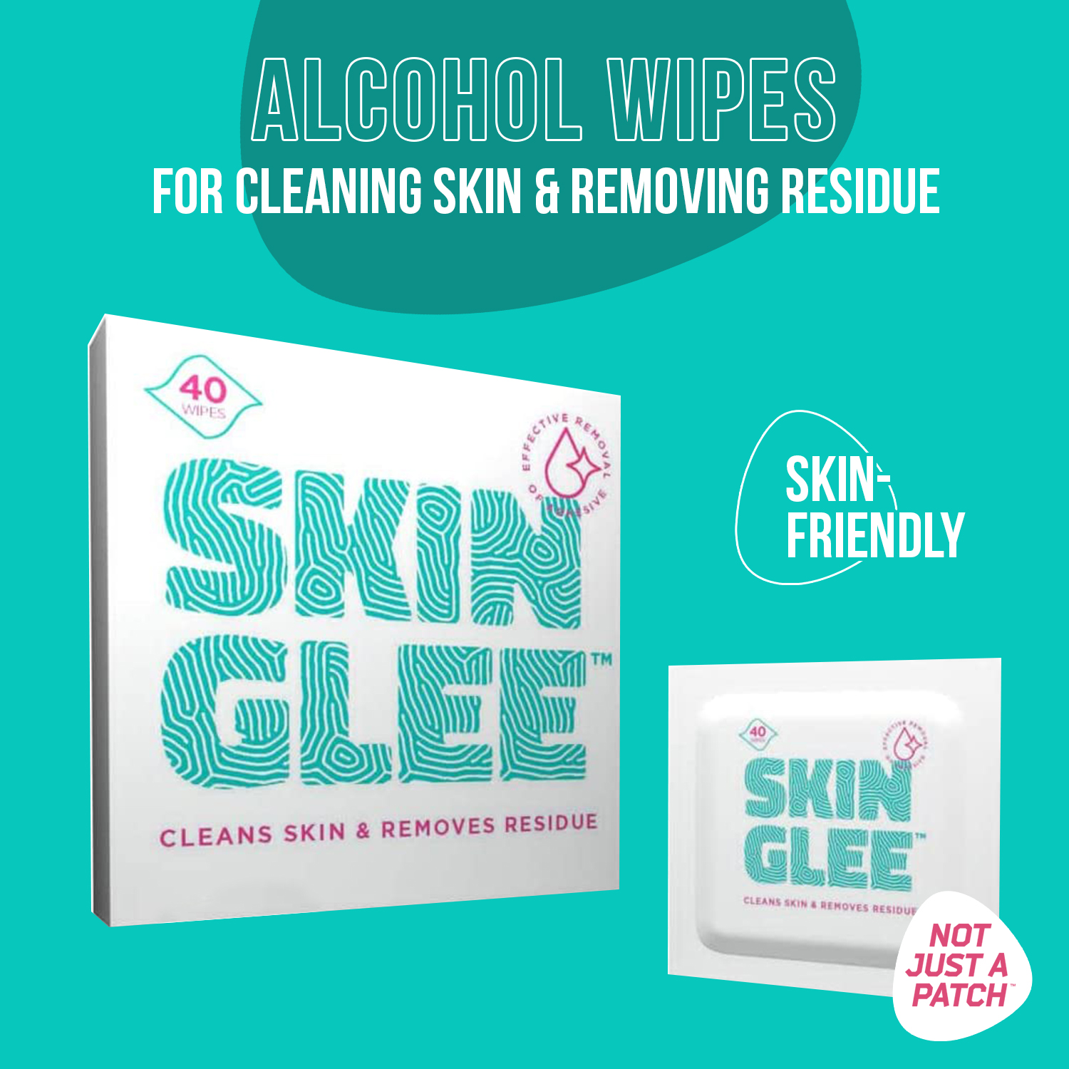 Skin Glee Μαντηλάκια Καθαρισμού Δέρματος για CGM 40τμχ