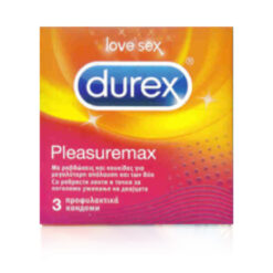 Durex Προφυλακτικά Pleasure Max 3τμχ με Ραβδώσεις