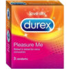 Durex Προφυλακτικά Pleasure Max 3τμχ με Ραβδώσεις