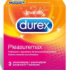 Durex Προφυλακτικά Pleasure Max 3τμχ με Ραβδώσεις