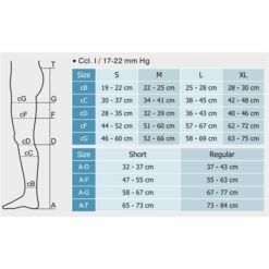 Alternative view of Anatomic Help 2310 Normal Κάλτσες Κάτω Γόνατος Διαβαθμισμένης Συμπίεσης 17-22 mmHg Μαύρες 2310