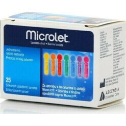 Ascensia Microlet Colored Σκαρφιστήρες 25τμχ