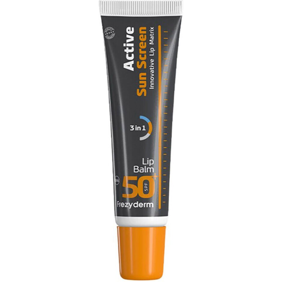 Frezyderm Active Sun Screen Innovative Lip Matrix Αδιάβροχο Αντηλιακό Stick Χειλιών SPF50 15ml