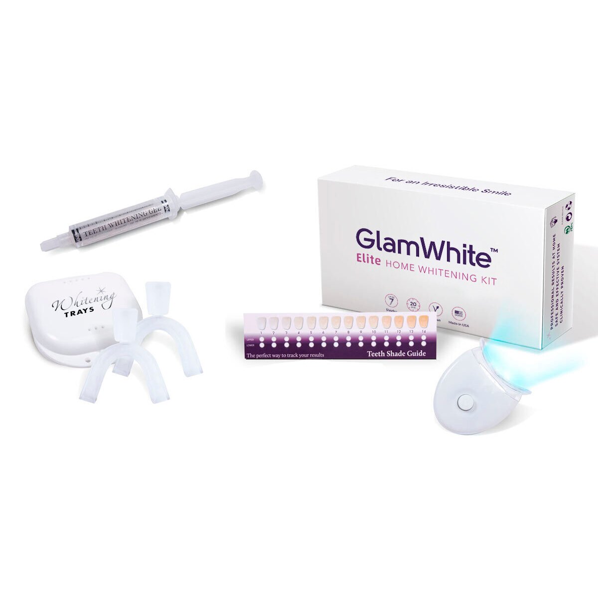 GlamWhite Elite Home Whitening Kit Λεύκανσης Δοντιών - Image 2