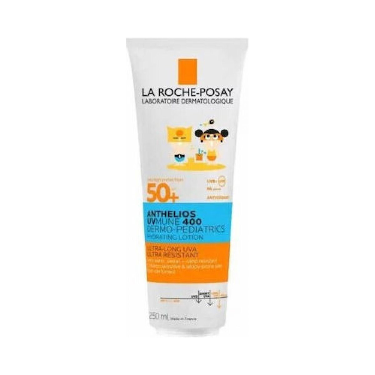 La Roche Posay Anthelios Uvmune 400 SPF50+ Αδιάβροχο Παιδικό Αντηλιακό Γαλάκτωμα για Πρόσωπο & Σώμα 75ml