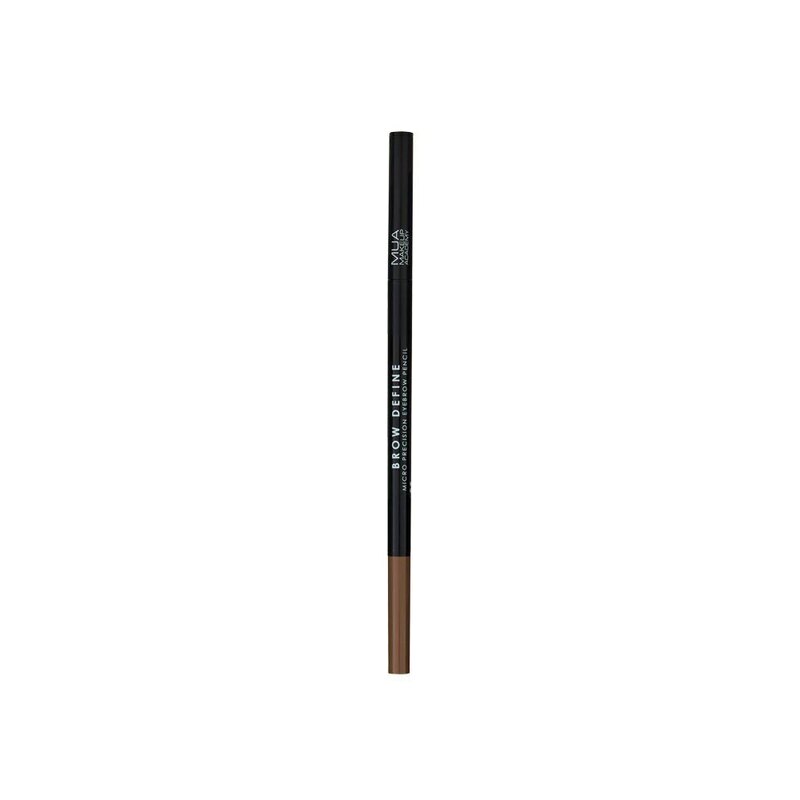MUA Brow Define Micro Μολύβι για Φρύδια Mid Brown - εικόνα 2