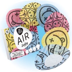 Not Just a Patch Air Smiley Αδιάβροχο Αυτοκόλλητο για Αισθητήρες Freestyle Libre 2 Plus, Medtronic Guardian, Dexcom G7, Dexcom ONE+, Sibionics GS1 & Medtrum TouchCare Nano 10τμχ – Διάφορα Χρώματα