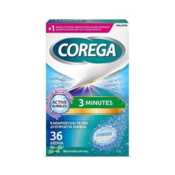 Corega 3 Minutes Καθαριστικό 36 ταμπλέτες