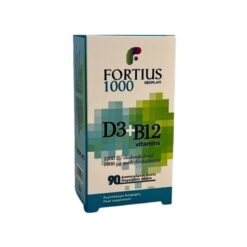 Geoplan Nutraceuticals Fortius D3 + B12 Βιταμίνη για Ενίσχυση του Ανοσοποιητικού & την Υγεία των Οστών 1000iu 90 ταμπλέτες