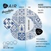 Not Just a Patch Air Thivabetic Αδιάβροχο Αυτοκόλλητο για Αισθητήρες Freestyle Libre 2 Plus, Medtronic Guardian, Dexcom G7, Dexcom ONE+, Sibionics GS1 & Medtrum TouchCare Nano 10τμχ - Mediterranean Mosaic Blue - Image 2