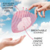 Not Just a Patch Air Αδιάβροχα Αυτοκόλλητα για Αισθητήρες Freestyle Libre 2 Plus, Medtronic Guardian, Dexcom G7, Dexcom ONE+, Sibionics GS1 & Medtrum TouchCare Nano 20τμχ – Ροζ - Image 3