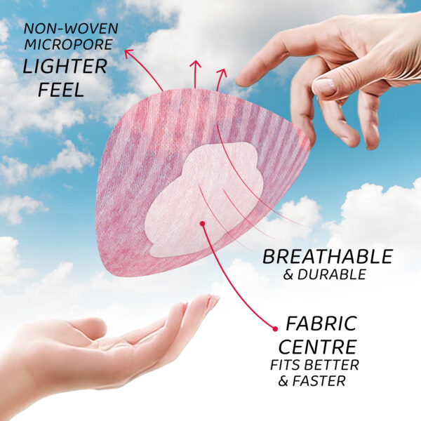 Not Just a Patch Air Αδιάβροχα Αυτοκόλλητα για Αισθητήρες Freestyle Libre 2 Plus, Medtronic Guardian, Dexcom G7, Dexcom ONE+, Sibionics GS1 & Medtrum TouchCare Nano 20τμχ – Ροζ - Image 3
