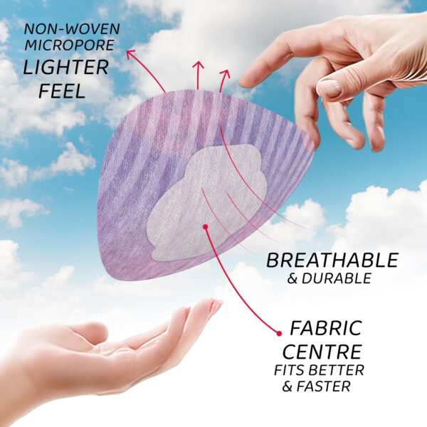 Not Just a Patch Air Αδιάβροχα Αυτοκόλλητα για Αισθητήρες Freestyle Libre 2 Plus, Medtronic Guardian, Dexcom G7, Dexcom ONE+, Sibionics GS1 & Medtrum TouchCare Nano 20τμχ – Μωβ - Image 3