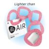 Not Just a Patch Air Cutout Αδιάβροχο Αυτοκόλλητο για Omnipod 20τμχ – Ροζ