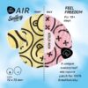Not Just a Patch Air Smiley Αδιάβροχο Αυτοκόλλητο για Αισθητήρα Dexcom G7, Dexcom ONE+, Freestyle Libre 3, Sibionics GS3, Syai Ultra 10τμχ - Διάφορα Χρώματα - Image 2