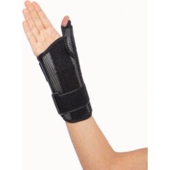 Alternative view of Anatomic Help 0506 Νάρθηκας Καρπού & Αντίχειρα για Αριστερό Χέρι 1τμχ (Μαύρο) - Large