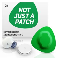 Not Just a Patch Original Αδιάβροχο Αυτοκόλλητο για Αισθητήρα Freestyle Libre 2 Plus, Medtronic Guardian, Sibionics GS1 & Medtrum TouchCare Nano 20τμχ – Πράσινο