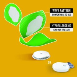 Alternative view of Not Just a Patch Original Αδιάβροχο Αυτοκόλλητο για Αισθητήρα Freestyle Libre 2 Plus, Medtronic Guardian, Sibionics GS1 & Medtrum TouchCare Nano 20τμχ – Πράσινο