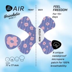 Alternative view of Not Just a Patch X-Mini Air Thrivabetic Αδιάβροχα Αυτοκόλλητα για Αισθητήρες Freestyle Libre 2 Plus, Dexcom G7, Dexcom ONE+, Medtronic Guardian, Sibionics, Syai Ultra & Medtrum TouchCare Nano 10τμχ - BloomBerry Violet