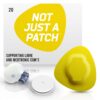 Not Just a Patch Original Αδιάβροχο Αυτοκόλλητο για Αισθητήρα Freestyle Libre 2 Plus, Medtronic Guardian, Sibionics GS1 & Medtrum TouchCare Nano 20τμχ – Κίτρινο