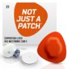 Not Just a Patch Original Αδιάβροχο Αυτοκόλλητο για Αισθητήρα Freestyle Libre 2 Plus, Medtronic Guardian, Sibionics GS1 & Medtrum TouchCare Nano 20τμχ – Πορτοκαλί