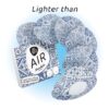 Not Just a Patch Air Thrivabetic Αδιάβροχο Αυτοκόλλητο για Αισθητήρα Dexcom G7, Dexcom ONE+, Freestyle Libre 3, Sibionics GS3, Syai Ultra 10τμχ - Mediterranean Mosaic Blue