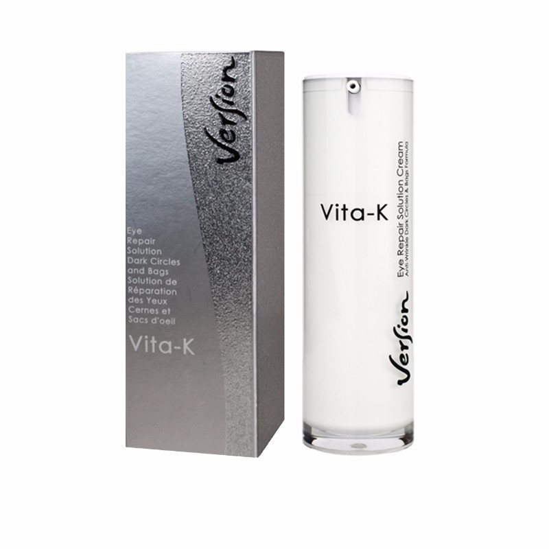Version Vita-K κρέμα Ματιών για Μαύρους Κύκλους και Σακούλες 30ml