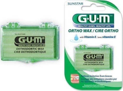 Gum Orthodontic Wax Unflavored (723) Ορθοδοντικό Κερί Χωρίς Γεύση 1τμχ