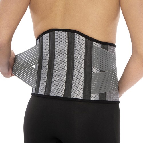 Anatomic Help 6162 Ελαστική Ζώνη Μέσης με Μπανέλες σε Γκρι Χρώμα – One Size