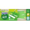 Swiffer Dry & Wet Κιτ Καθαρισμού με 1 Σκούπα, 8 Στεγνά Πανάκια & 3 Υγρά Πανάκια