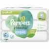 Pampers Harmonie Aqua Μωρομάντηλα με 99% Νερό, χωρίς Οινόπνευμα & Άρωμα 3×48τμχ