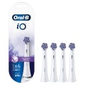 Oral-B iO Radiant White Ανταλλακτικές Κεφαλές για Ηλεκτρική Οδοντόβουρτσα Λευκό Χρώμα 4τμχ